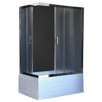Душевой уголок Royal Bath BP 100х80 RB8100BP-C-CH-R с поддоном профиль Хром стекло матовое
