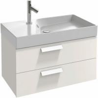 Тумба под раковину Jacob Delafon Rythmik 80 EB1302-G1C подвесная Белая глянцевая