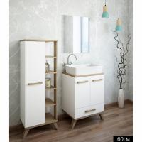 Тумба с раковиной Sanflor Ингрид 60 С0001916 Белая