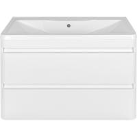 Тумба под раковину Style Line Атлантика Люкс Plus 100 СС-00000693 подвесная Белая