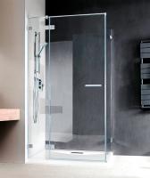 Дверь для душевого уголка Radaway Euphoria KDJ 110x200 профиль хром, стекло прозрачное, петли слева