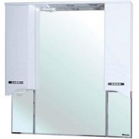 Зеркало со шкафом Bellezza Дрея 95 с подсветкой Белое