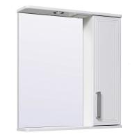 Зеркало со шкафом Runo Олимпия 70 R Белое