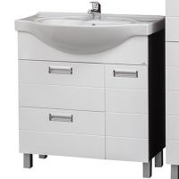 Тумба под раковину Cerutti SPA Сити 80 6727 Белая Венге