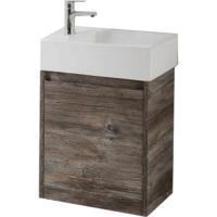 Тумба под раковину BelBagno KRAFT MINI-450/250-1A-SO-PP-R подвесная Pino Pasadena
