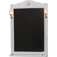 Зеркало Cerutti SPA Глория 70 6571 со светильниками Белое Золото