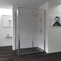 Душевой уголок RGW Passage PA-47 120x100 профиль Хром стекло прозрачное