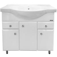 Тумба с раковиной Comforty Сочи 85 4134639 Белая