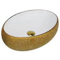 Раковина-чаша CeramaLux 48 433 Белая Золотая