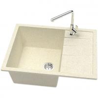 Кухонная мойка Zett Lab Модель 151 64,5x50,5 T151Q002 Бежевая