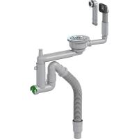 Сифон для кухонной мойки Prevex Smartloc 41K13929 Серый