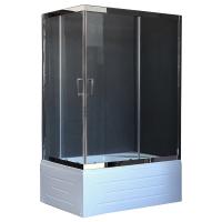 Душевой уголок Royal Bath BP 120х80 RB8120BP-T-CH-R с поддоном профиль Хром стекло прозрачное
