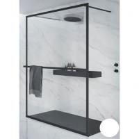 Душевая перегородка Riho Lucid GD401 120 GD312W000 профиль Белый стекло прозрачное