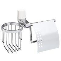 Держатель туалетной бумаги и освежителя WasserKRAFT Leine K-5059W Хром