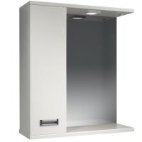Зеркало со шкафом Какса-А Пикколо 62 L 003561 с подсветкой Белое