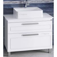 Тумба с раковиной СанТа Нептун 100 230009н Белая