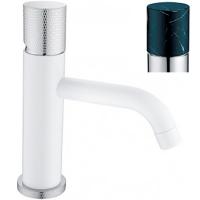 Смеситель для раковины Boheme Stick 121-W-MR-B Белый Черный