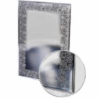 Зеркало Raiber Блюз RSP112 Черное-белое с узором Ажур