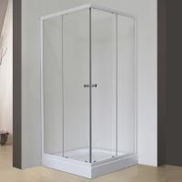 Душевой уголок Royal Bath HPD 80х80 RB 80 HPD-T без поддона профиль Белый стекло прозрачное