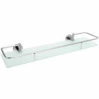 Стеклянная полка Fora Long 50 L034*50M Хром