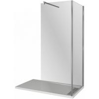 Душевая перегородка Good Door Walk In SP-130+SP+P-80-C-CH 130x80 профиль Хром стекло прозрачное