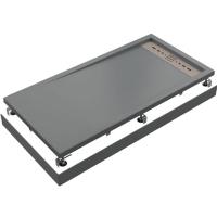 Душевой поддон из искусственного камня Good Door Stella ЛП00135 100x90 Графит
