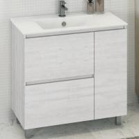 Тумба с раковиной Comforty Верона 90 4137059 Дуб белый