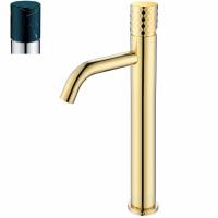 Смеситель для раковины Boheme Stick 122-G-MR-B Золото Черный