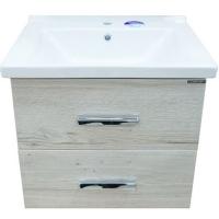 Тумба с раковиной Comforty Парма 60 4143490 подвесная Дуб дымчатый