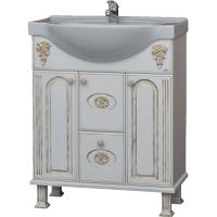 Тумба под раковину Cerutti SPA Глория 70 6702 Белая Золото