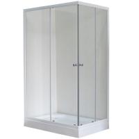 Душевой уголок Royal Bath HP 120х80 RB8120HP-T-L с поддоном профиль Белый стекло прозрачное