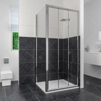 Душевой уголок RGW Classik CL-30 90x90 профиль Хром стекло прозрачное