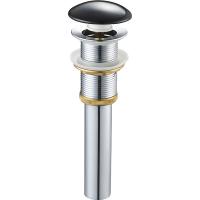 Донный клапан SantiLine SL-103 с переливом Черный