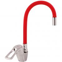 Смеситель для кухни Zerix YUB 181 ZX0249 Красный Хром