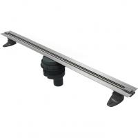 Душевой лоток Berges Wasserhaus Super Slim 500 090078 с решеткой Матовый хром