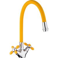 Смеситель для кухни Fashun A44127-9 Желтый Хром