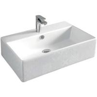 Раковина Artceram Quadro 65 QUL003 01 86 Белая с декором opcementina
