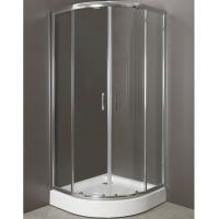 Душевой уголок BelBagno Uno R-2 85x85 профиль Хром стекло прозрачное
