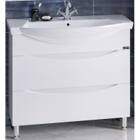 Тумба с раковиной СанТа Сатурн 95 700224 Белая