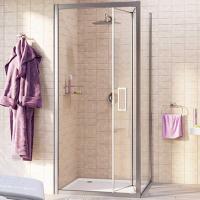Душевой уголок WasserKRAFT Weser 78F 90x90 Хром