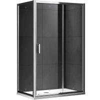 Душевой уголок Gemy S30191E-A90 130х90 профиль Хром стекло прозрачное