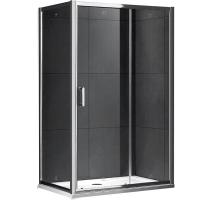 Душевой уголок Gemy S30191G-A100 170х100 профиль Хром стекло прозрачное