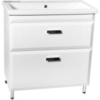 Тумба под раковину Style Line Лотос 80 Люкс Plus СС-00000372 Белая