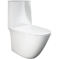Унитаз компакт RAK Ceramics Sensation SENWC1146/SENWT1800/FS60TLF/SENSC3901WH с бачком и сиденьем Микролифт