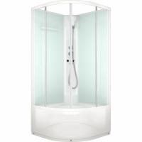 Душевая кабина Domani-Spa Eco Delight 88 High 80x80 DS01EcD88HWM00 профиль Белый задние стенки Белые