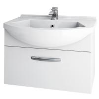 Тумба под раковину Dreja Alfa 65 99.0306 подвесная Белый глянец