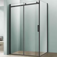 Душевой уголок Vincea Como 120х90 VSR-1C9012CLB профиль Черный стекло прозрачное