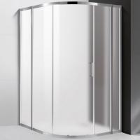 Душевой уголок Cezares Molveno RH-11 120х110 MOLVENO-RH-11-120/110-P-Cr профиль Хром стекло рифленое