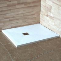 Душевой поддон из искусственного камня RGW STT ST-158W 80x150x2,5 Белый