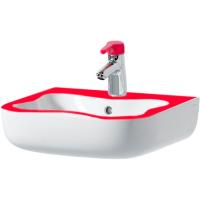 Раковина Laufen Flora Kids 45 8.1503.1.062.104.1 Белая Красная